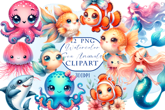 Download Sea Animals Clipart - Sea Animals Png - Sea animals png Collection