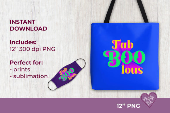 Download FabBOOlous Psychedelic Halloween Quote - Premium Bundle