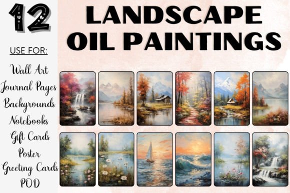 Download Landscape Oil Paintings Poster Wall Art - Post Collection