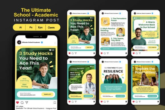 Download School/Academic - Instagram Post - Post Collection