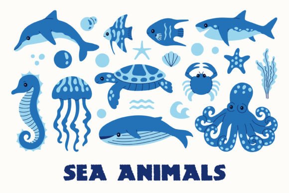 Download Sea Animals PNG Clipart - Sea animals png Collection