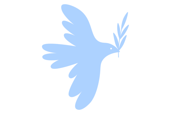Download Flying Dove with Branch. Purity Symbol. - Symbol Collection