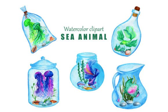 Download Watercolor Sea Animals PNG Sublimations - Sea animals png Collection